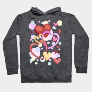 Confetti Hearts Hoodie